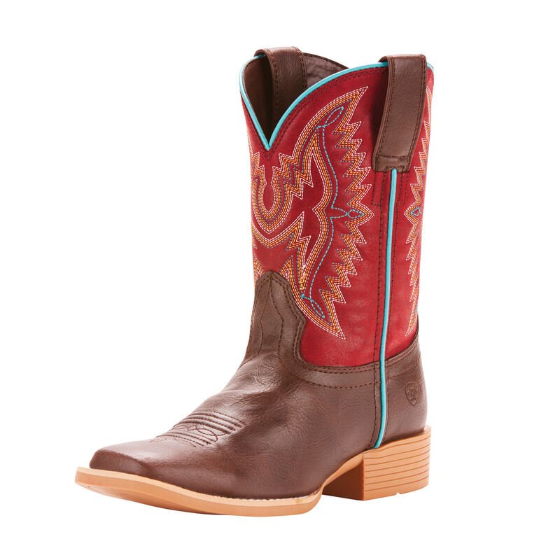 Stivali Cowboy Bambino Ariat Bristo Bordeaux | WYQWTF1