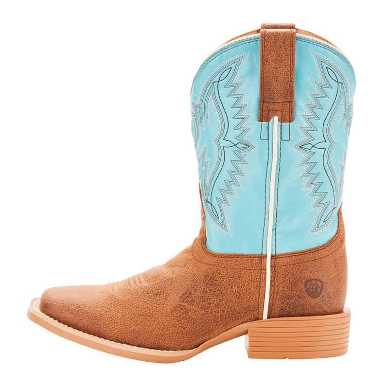 Stivali Cowboy Bambino Ariat Bristo Marroni Blu | SG7XXPL