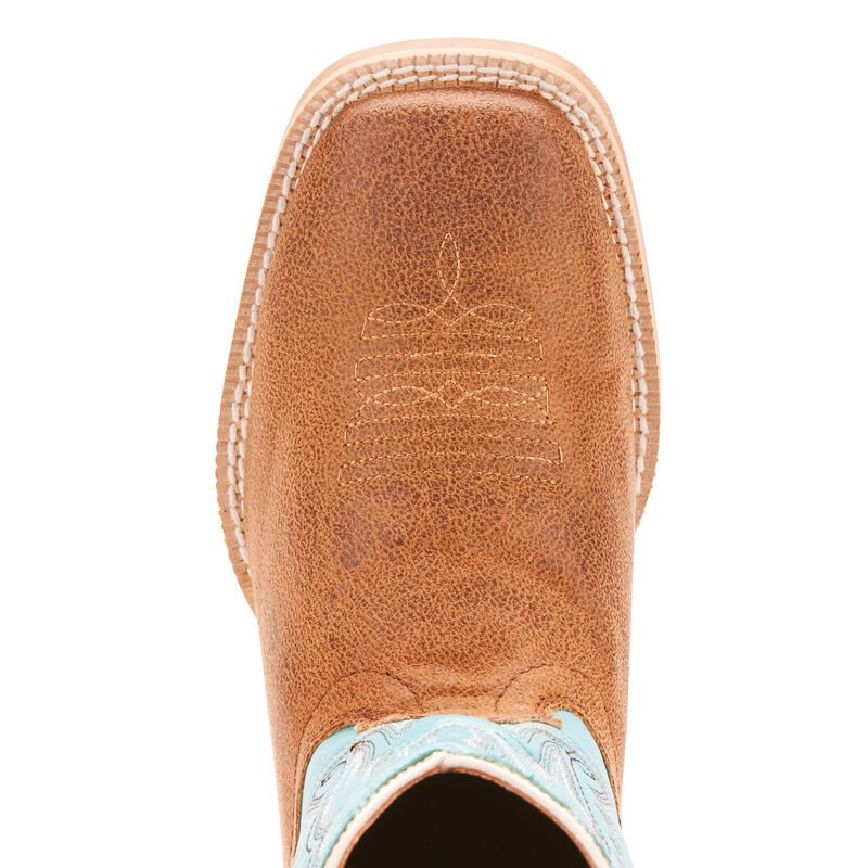 Stivali Cowboy Bambino Ariat Bristo Marroni Blu | SG7XXPL