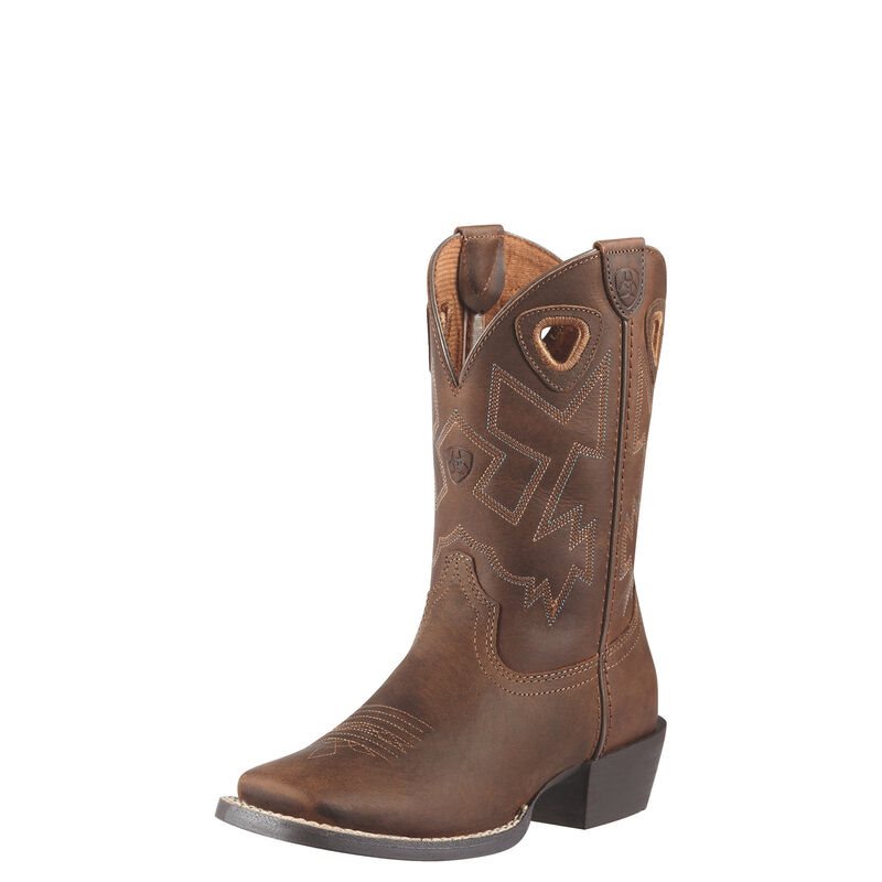 Stivali Cowboy Bambino Ariat Charger Marroni | YZLTZ08