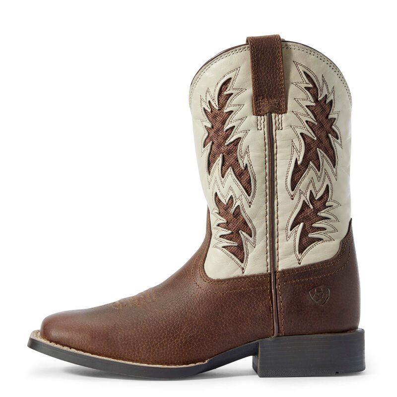 Stivali Cowboy Bambino Ariat Cowboy VentTEK Marroni | JL740N8