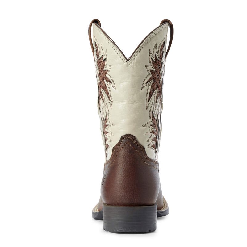 Stivali Cowboy Bambino Ariat Cowboy VentTEK Marroni | JL740N8