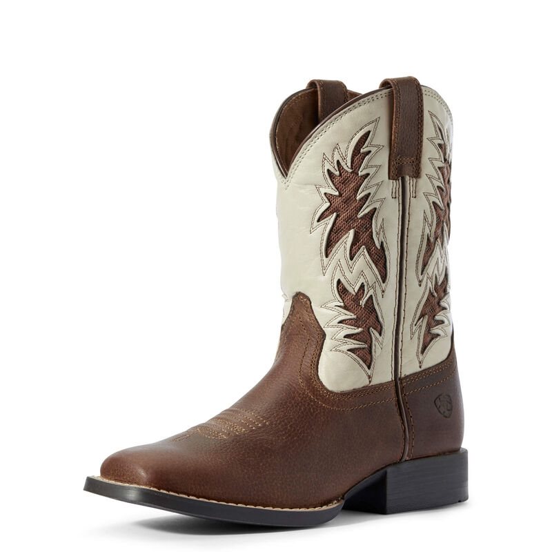 Stivali Cowboy Bambino Ariat Cowboy VentTEK Marroni | JL740N8