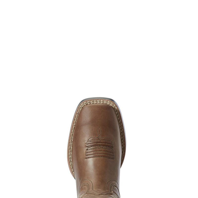 Stivali Cowboy Bambino Ariat Cowboy VentTEK Marroni | ROQS1SM