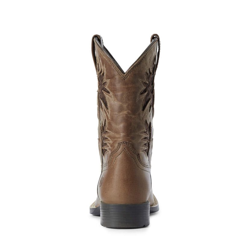 Stivali Cowboy Bambino Ariat Cowboy VentTEK Marroni | ROQS1SM