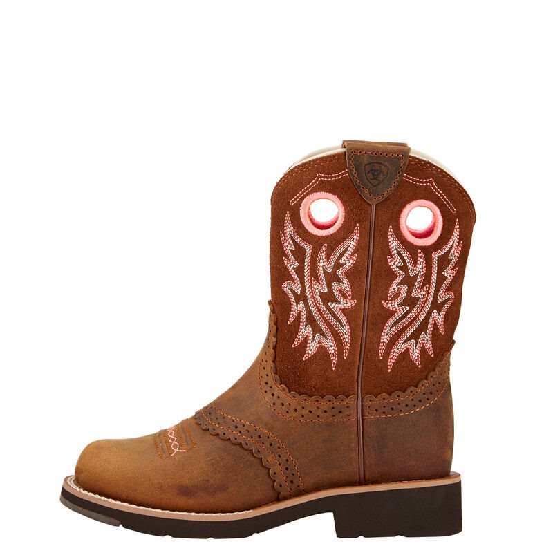 Stivali Cowboy Bambino Ariat Fatbaby Marroni | VWO6D6W