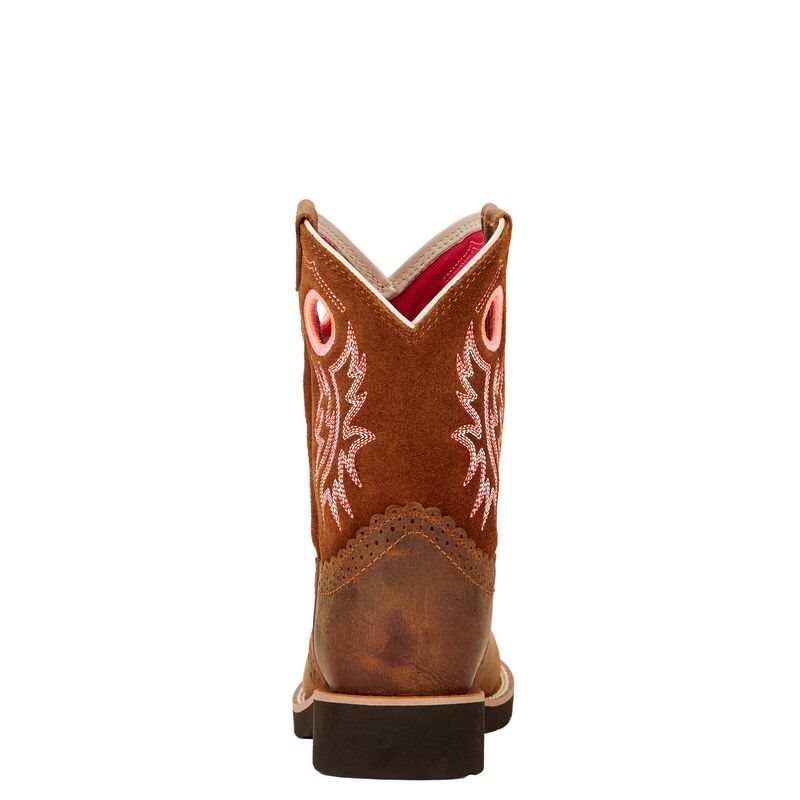 Stivali Cowboy Bambino Ariat Fatbaby Marroni | VWO6D6W