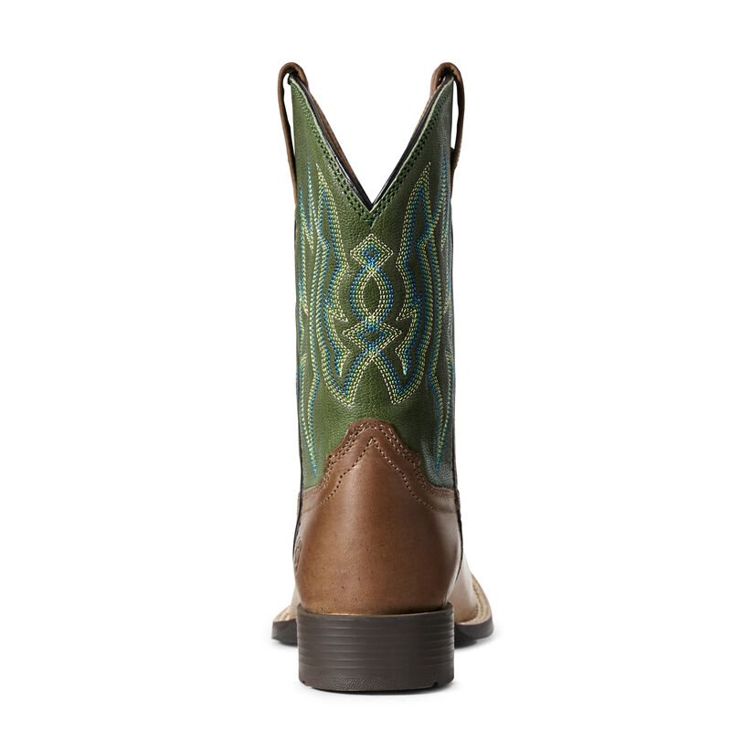 Stivali Cowboy Bambino Ariat Pace Setter Marroni Verde Acqua | TFO4PN8