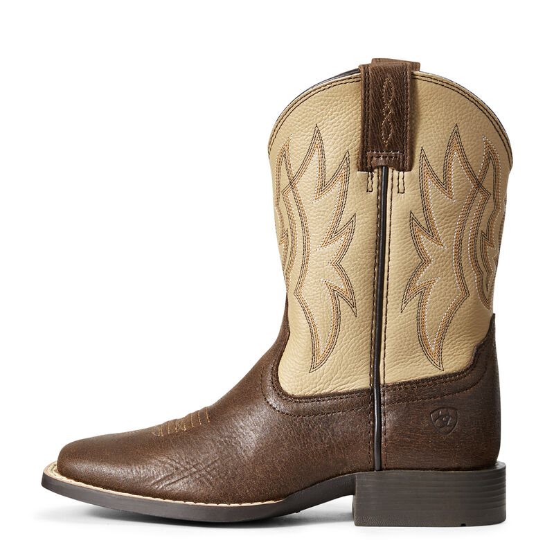 Stivali Cowboy Bambino Ariat Pace Setter Beige | ULC1WGD