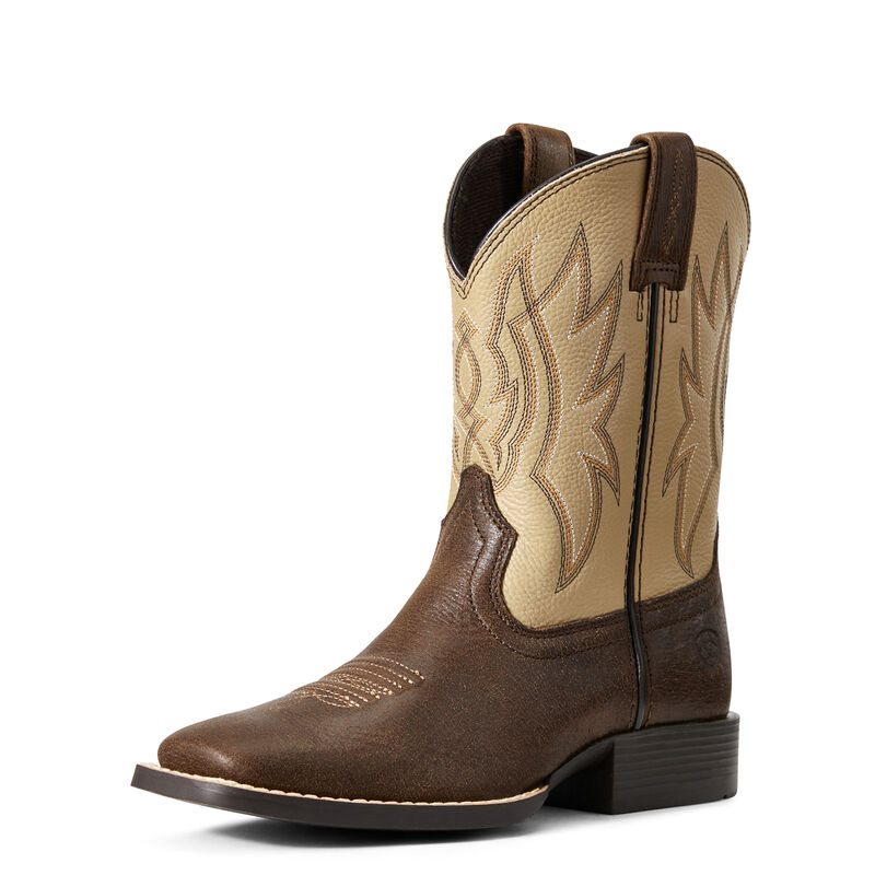 Stivali Cowboy Bambino Ariat Pace Setter Beige | ULC1WGD