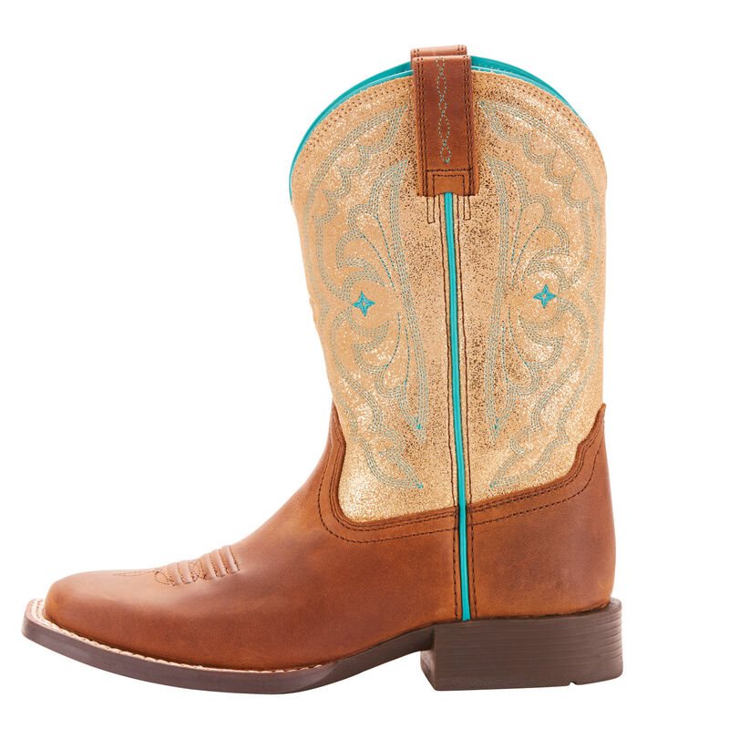 Stivali Cowboy Bambino Ariat Quickdraw Metal | VCKHFJ2