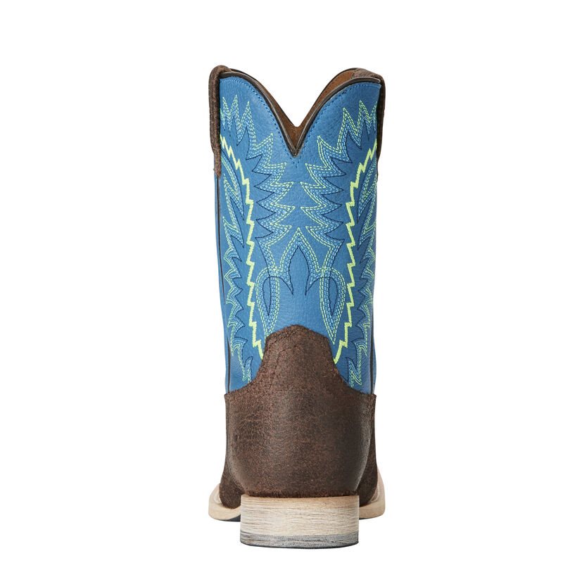 Stivali Cowboy Bambino Ariat Relentless Elite Cioccolato Blu | XN9EKY9