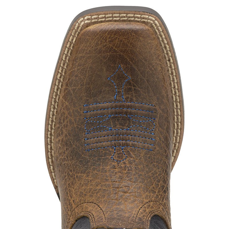 Stivali Cowboy Bambino Ariat Tombstone Marroni Cioccolato | V0OO7ZT