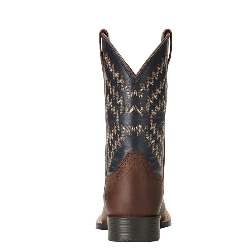 Stivali Cowboy Bambino Ariat Tycoon Marroni | MS5G99P