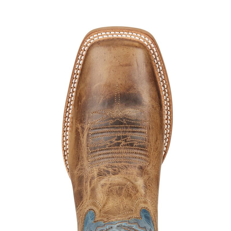 Stivali Cowboy Uomo Ariat Arena Rebound Marroni Blu | 50HXO1O