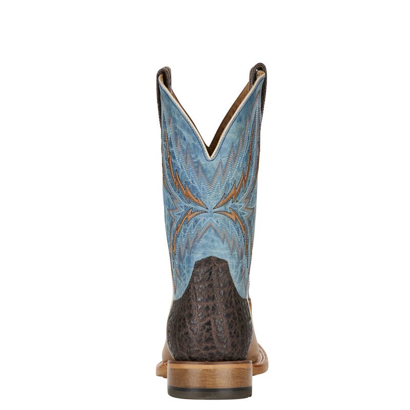 Stivali Cowboy Uomo Ariat Arena Rebound Marroni Blu | 50HXO1O