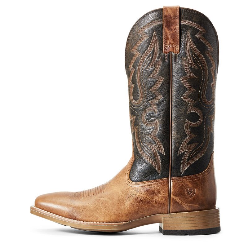 Stivali Cowboy Uomo Ariat Barton Ultra Marroni Nere | E0W9UF0