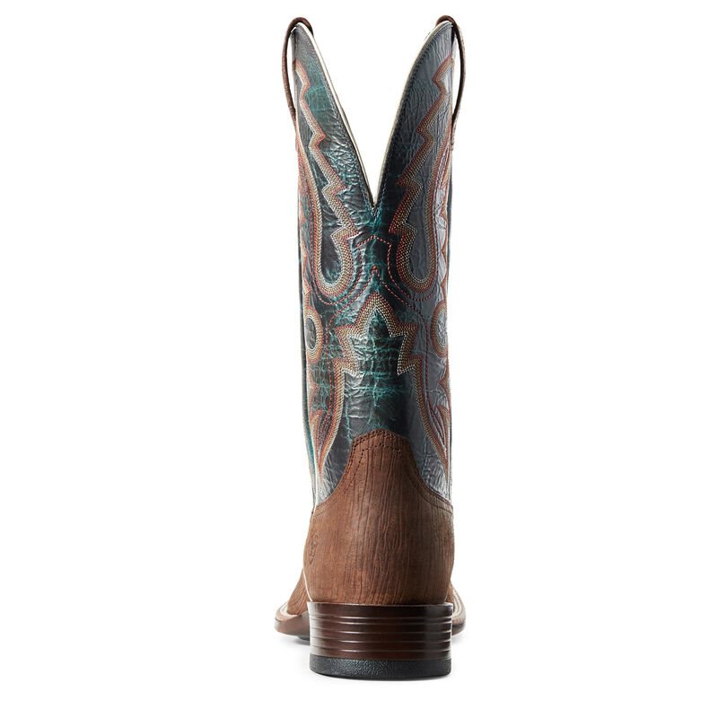 Stivali Cowboy Uomo Ariat Barton Ultra Marroni Scuro | G0R67PG