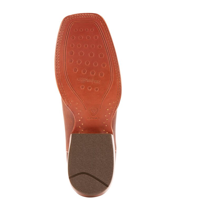 Stivali Cowboy Uomo Ariat Bronc Stomper Marroni | A0KLJT5