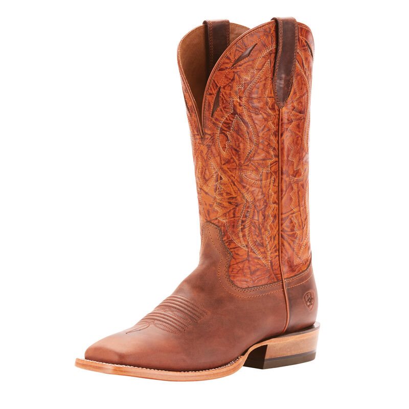 Stivali Cowboy Uomo Ariat Bronc Stomper Marroni | A0KLJT5