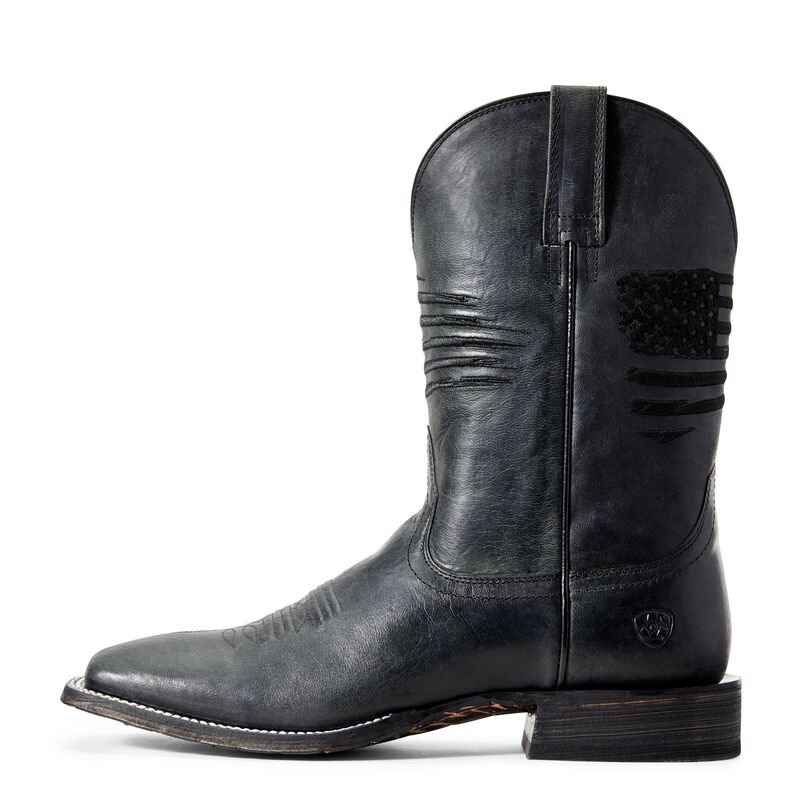 Stivali Cowboy Uomo Ariat Circuit Patriot Nere | W51U02G