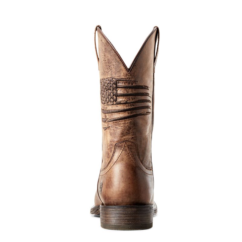 Stivali Cowboy Uomo Ariat Circuit Patriot Marroni | X20V8SH