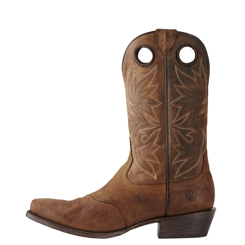 Stivali Cowboy Uomo Ariat Circuit Striker Marroni | TD8FO7B