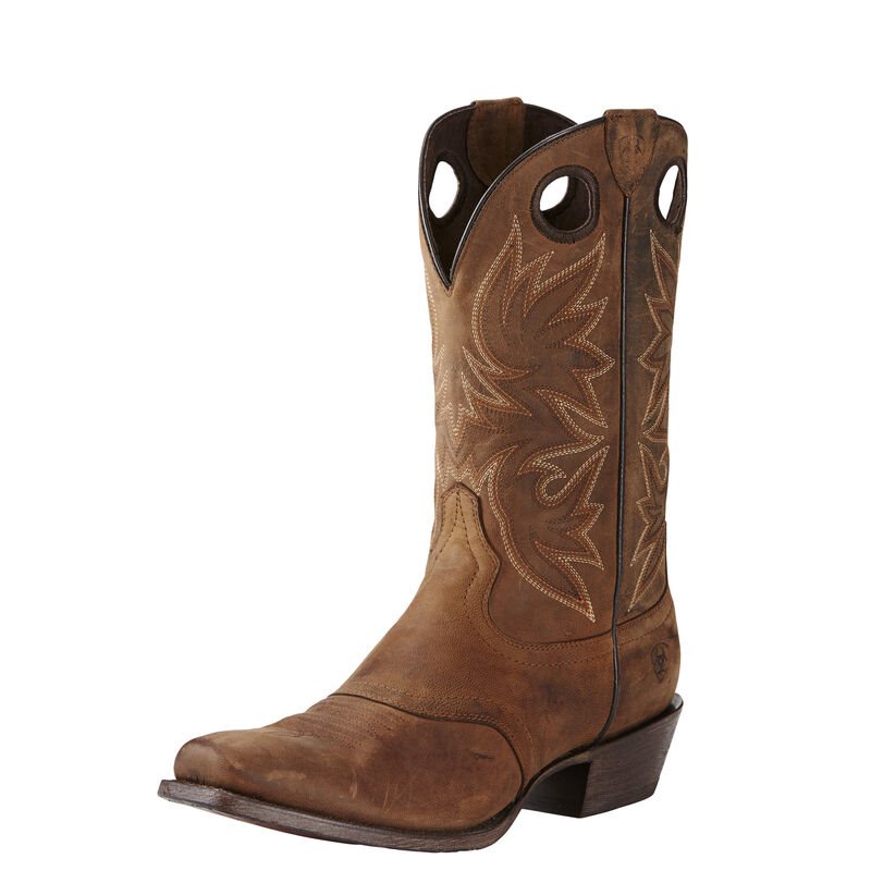 Stivali Cowboy Uomo Ariat Circuit Striker Marroni | TD8FO7B