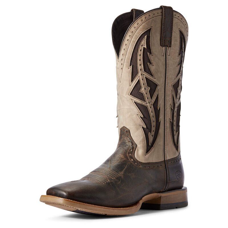 Stivali Cowboy Uomo Ariat Cowhand VentTEK Beige | HZEORE1