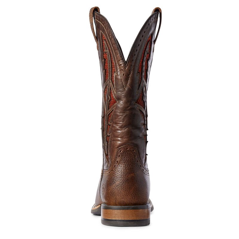 Stivali Cowboy Uomo Ariat Cowhand VentTEK Marroni Rosse | JMP0QNM