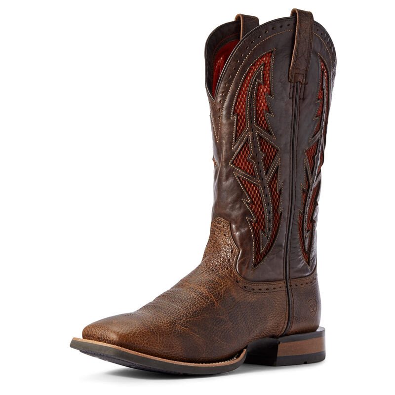 Stivali Cowboy Uomo Ariat Cowhand VentTEK Marroni Rosse | JMP0QNM