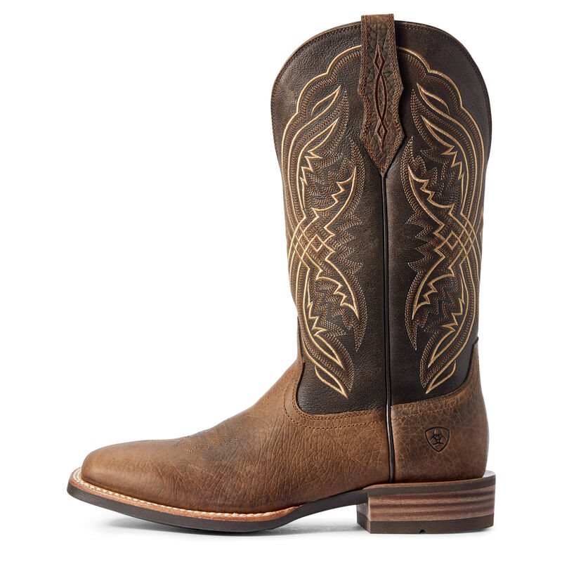 Stivali Cowboy Uomo Ariat Double Kicker Marroni | W91Z86Q