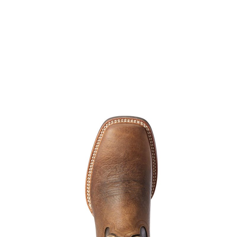 Stivali Cowboy Uomo Ariat Double Kicker Marroni | W91Z86Q