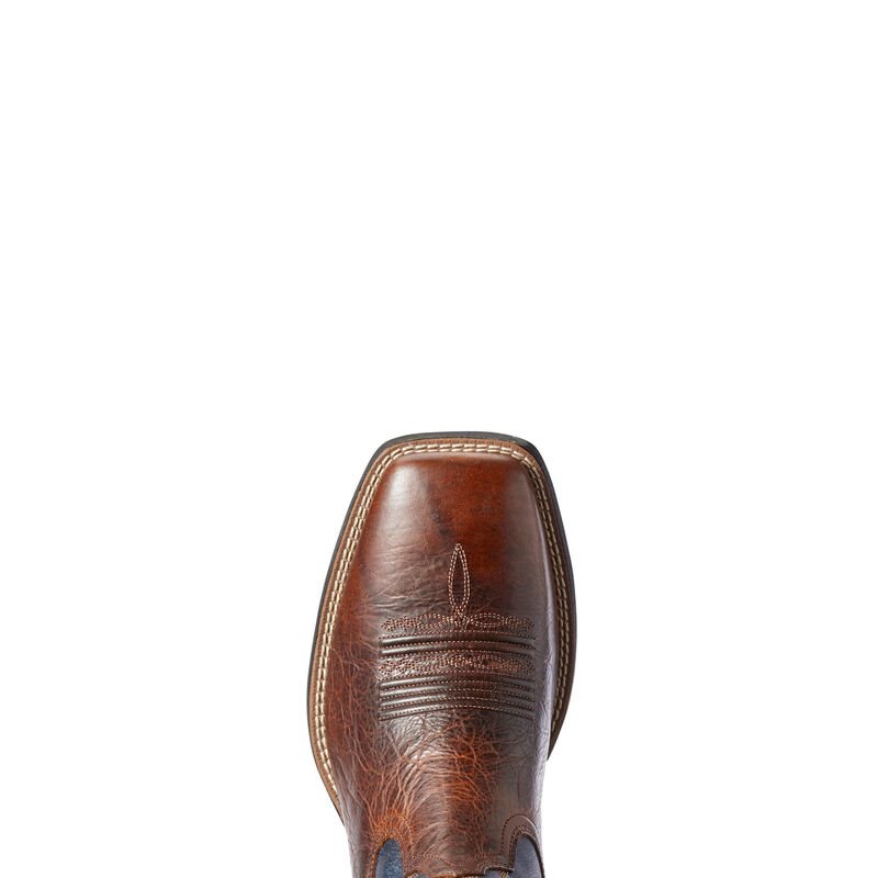 Stivali Cowboy Uomo Ariat Dynamic Marroni Blu Marino | JUOGMH5