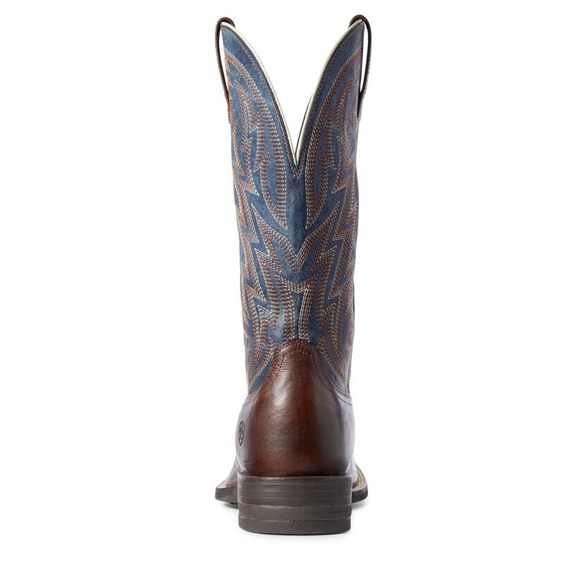 Stivali Cowboy Uomo Ariat Dynamic Marroni Blu Marino | JUOGMH5