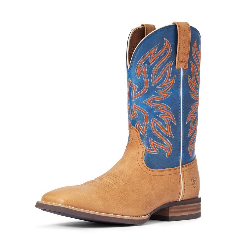 Stivali Cowboy Uomo Ariat Everlite Vapor Marroni Blu | K01CC2E