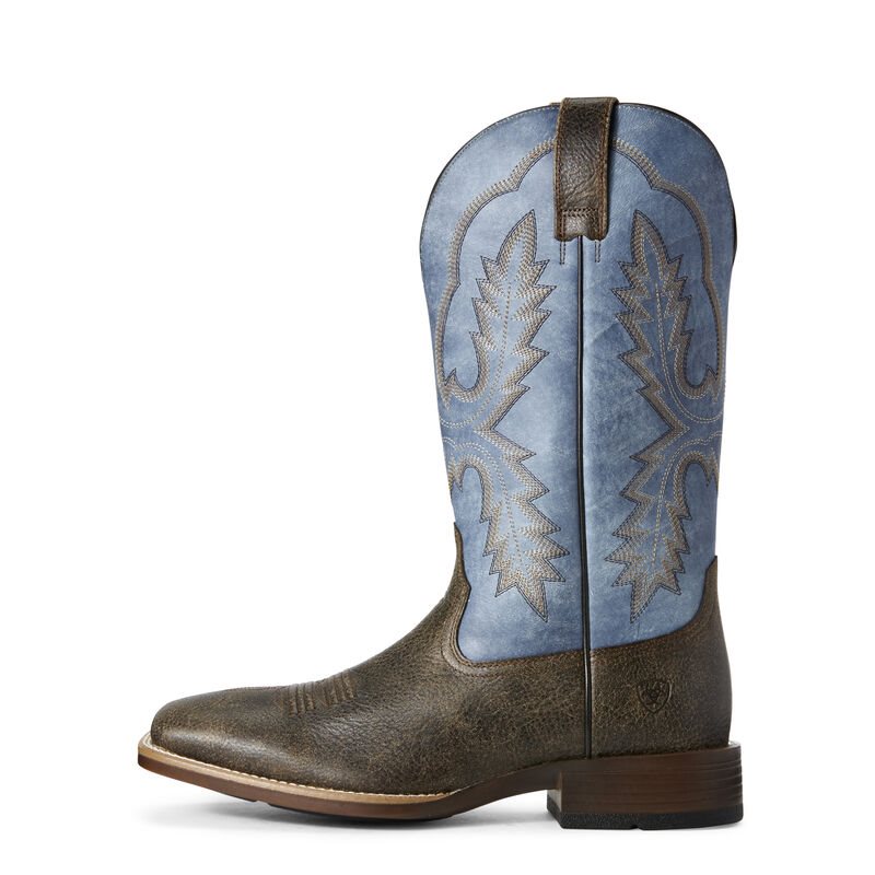 Stivali Cowboy Uomo Ariat Pecos Marroni | VZ2RQ3X