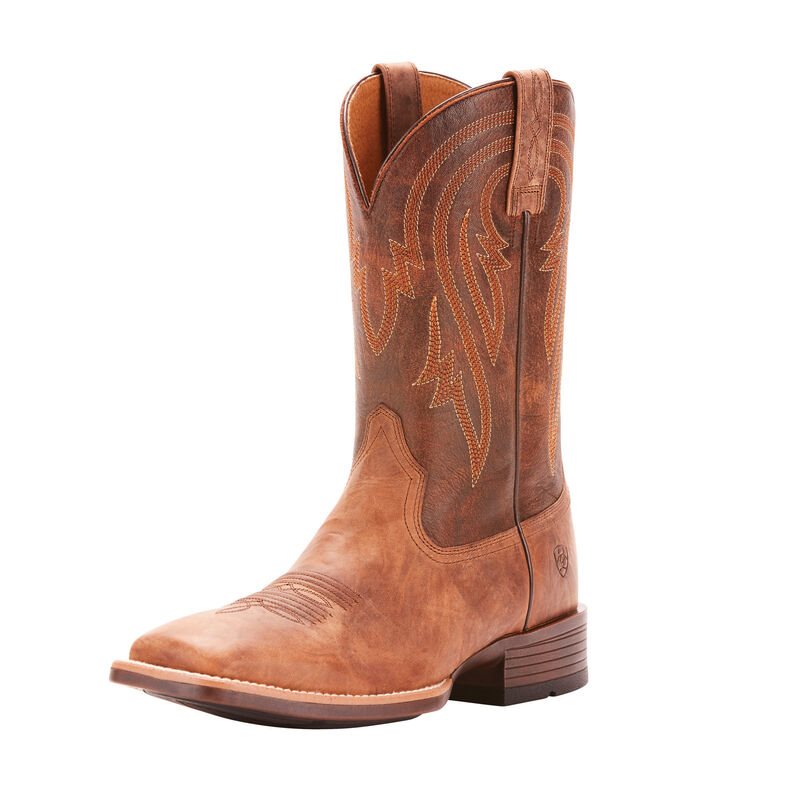 Stivali Cowboy Uomo Ariat Plano Marroni | 91V66II