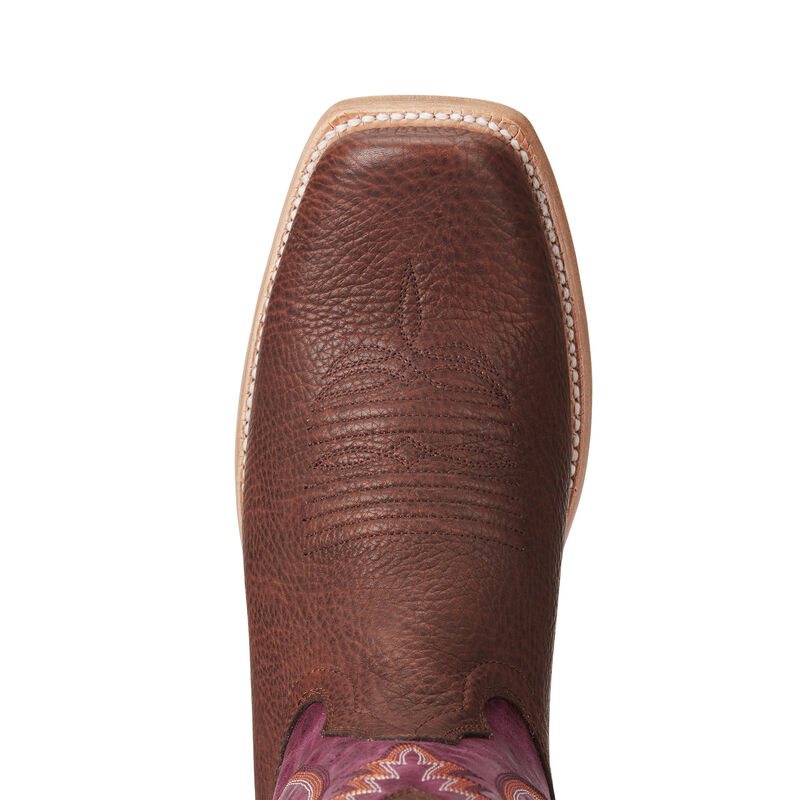 Stivali Cowboy Uomo Ariat Relentless Prime Marroni Viola | B07L0GN