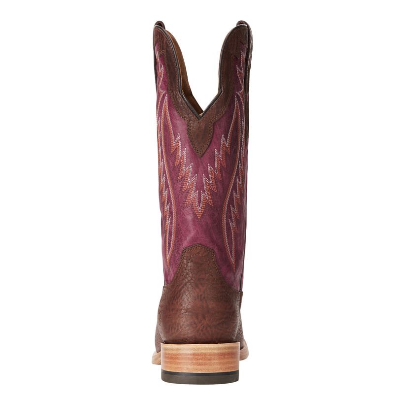 Stivali Cowboy Uomo Ariat Relentless Prime Marroni Viola | B07L0GN