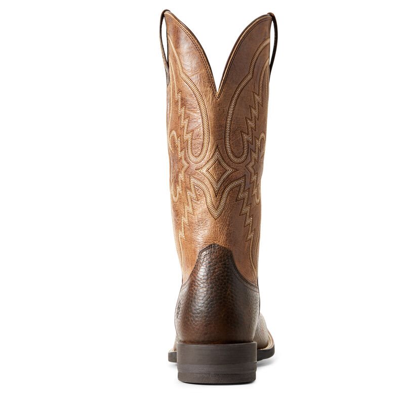 Stivali Cowboy Uomo Ariat Round Pen Rame Marroni | ZNEI9BZ