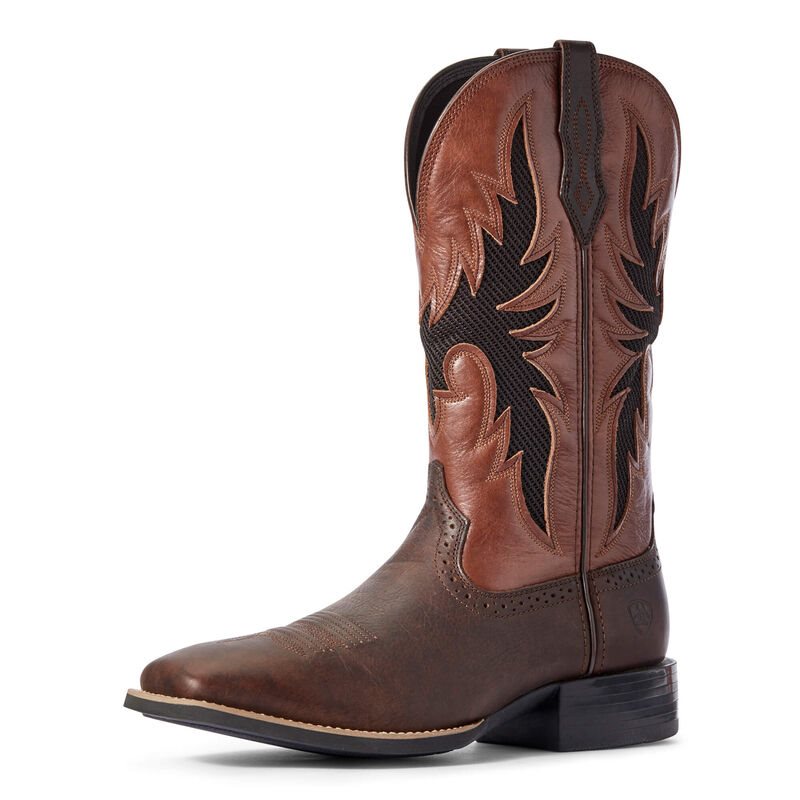 Stivali Cowboy Uomo Ariat Sportive Breezy VentTEK Marroni | SSG1U87