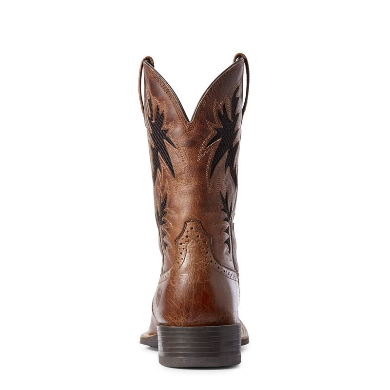 Stivali Cowboy Uomo Ariat Sportive Cool VentTEK Marroni Scuro | XG29JNR