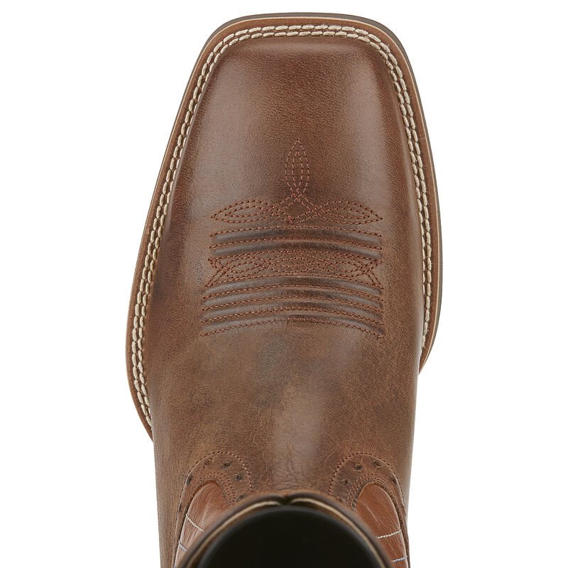 Stivali Cowboy Uomo Ariat Sportive Larghe Square Punta Beige | 7908AOE