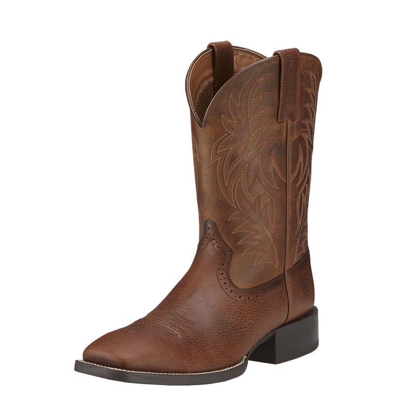 Stivali Cowboy Uomo Ariat Sportive Larghe Square Punta Rame | 8AIYD71