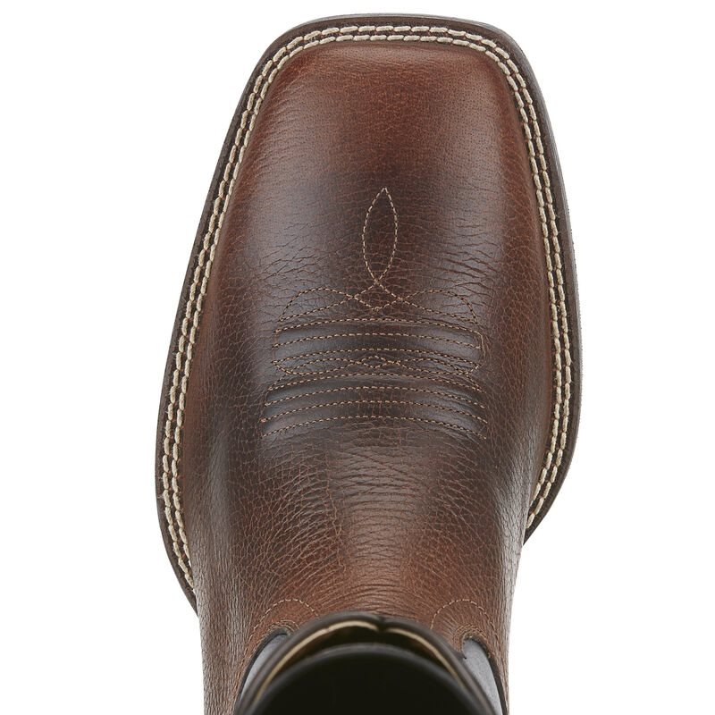 Stivali Cowboy Uomo Ariat Sportive Outfitter Marroni Blu Marino | OTTW9B4