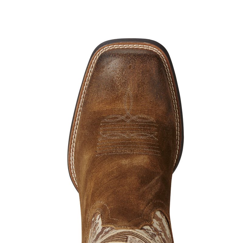 Stivali Cowboy Uomo Ariat Sportive Patriot Marroni Bianche | BD30881