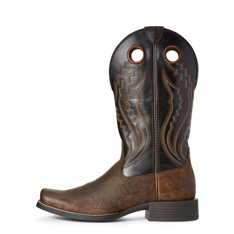 Stivali Cowboy Uomo Ariat Sportive Picket Line Marroni Nere | 140EE5D