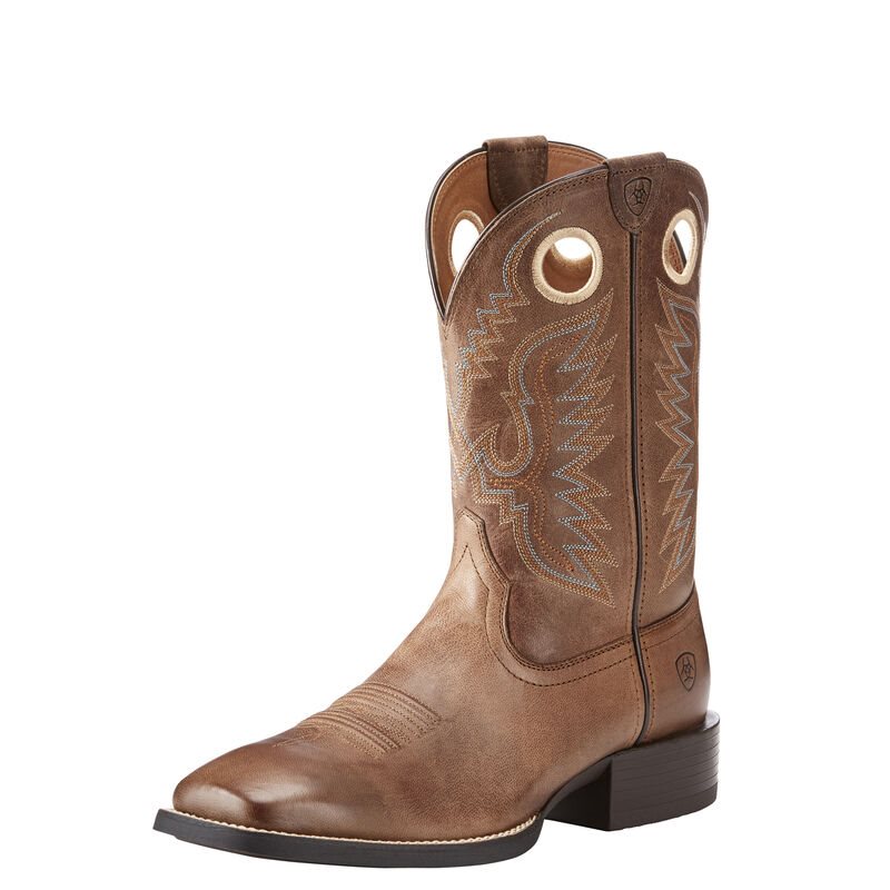 Stivali Cowboy Uomo Ariat Sportive Ranger Marroni | AXD0B4H