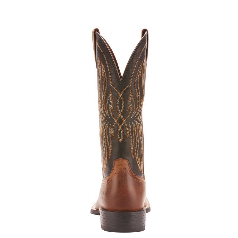 Stivali Cowboy Uomo Ariat Sportive Rustler Marroni | S5XY79R